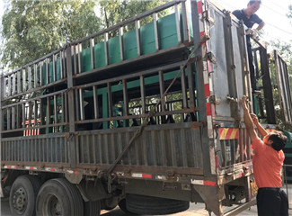 槽式翻拋機(jī)即將發(fā)往許昌鄢陵