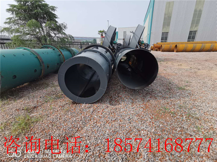 有機(jī)肥包膜機(jī)的加工現(xiàn)場(chǎng)