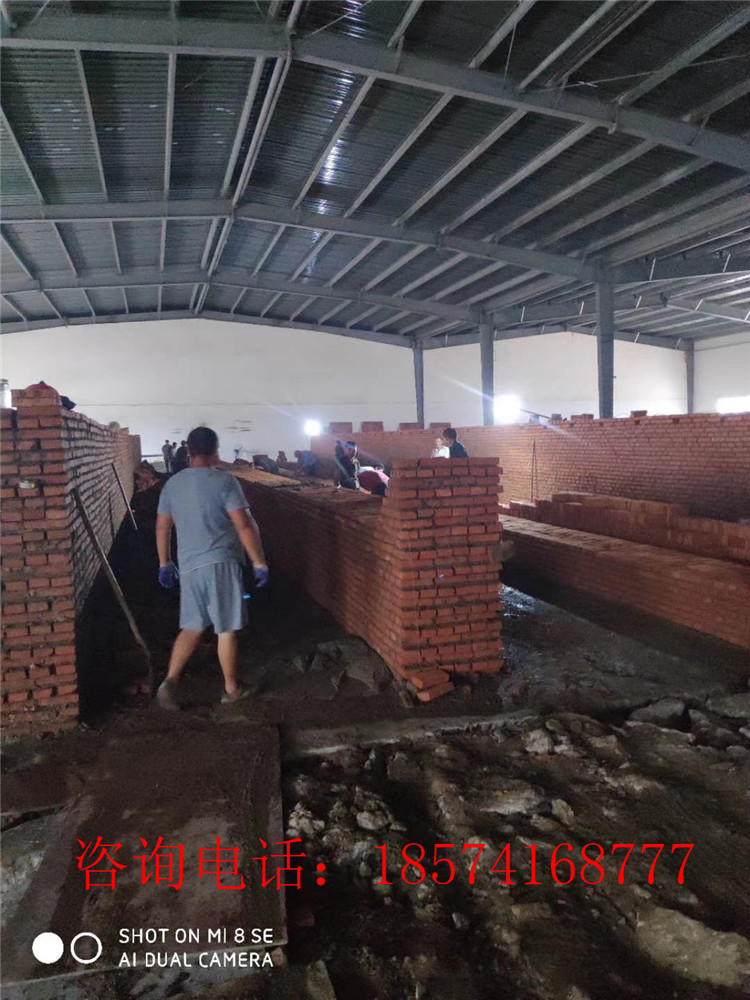 有機肥生產(chǎn)線的基建施工現(xiàn)場