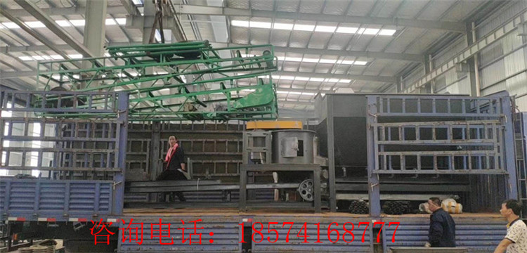 粉狀有機(jī)肥生產(chǎn)線發(fā)貨現(xiàn)場