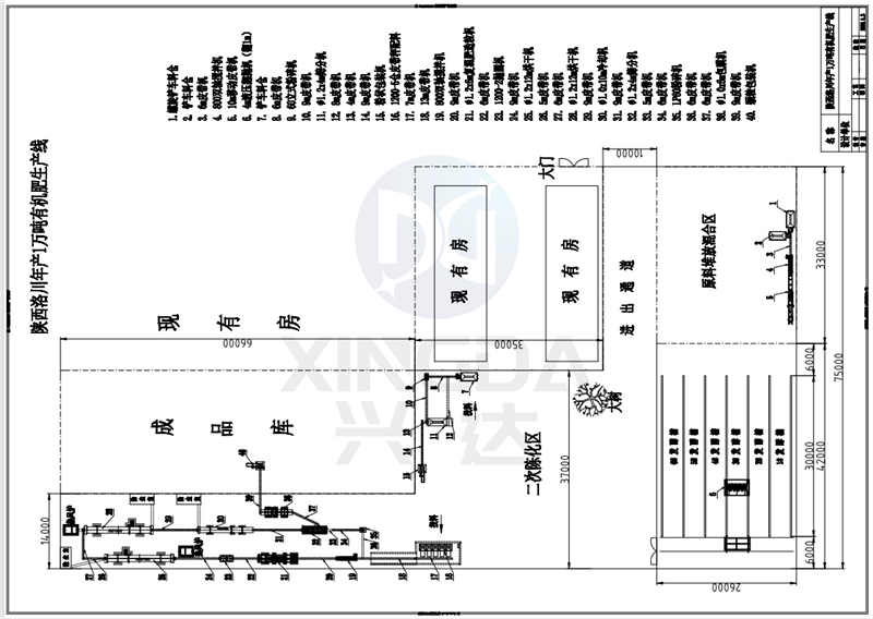 陜西洛川年產(chǎn)1萬(wàn)噸有機(jī)肥生產(chǎn)線(xiàn)