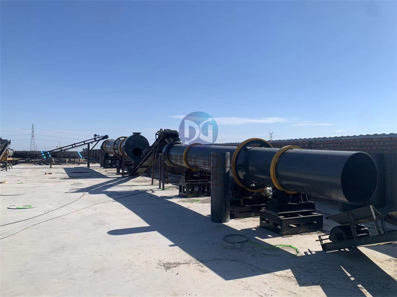 年產(chǎn)1萬噸有機肥設(shè)備安裝現(xiàn)場