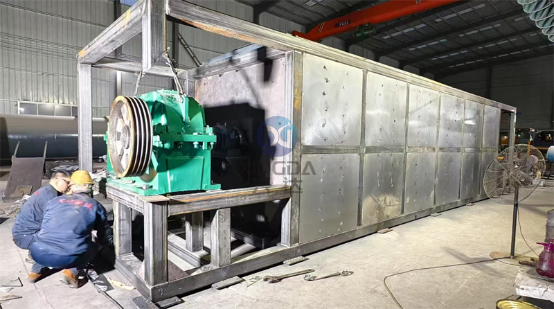 有機(jī)肥臥式發(fā)酵罐制作現(xiàn)場(chǎng)