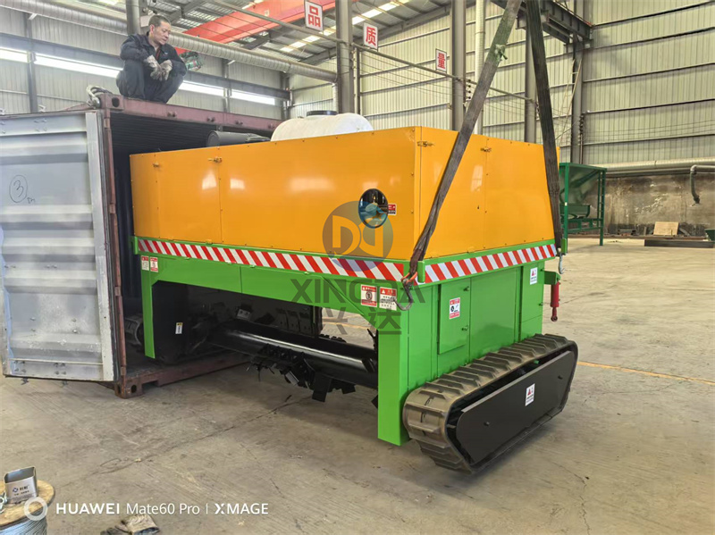 年產(chǎn)2萬噸有機肥生產(chǎn)線出口現(xiàn)場