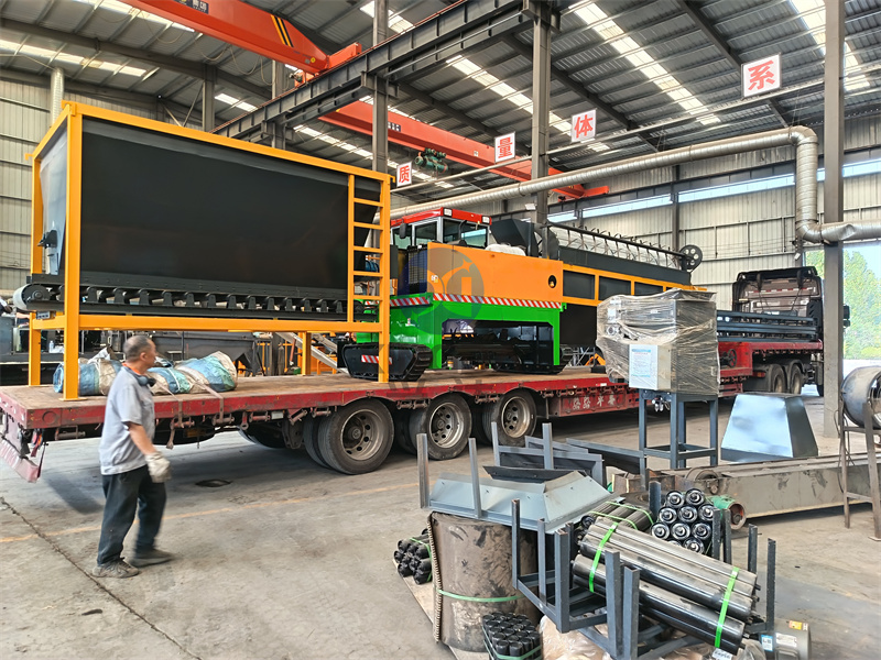 粉劑有機肥生產(chǎn)線發(fā)貨現(xiàn)場