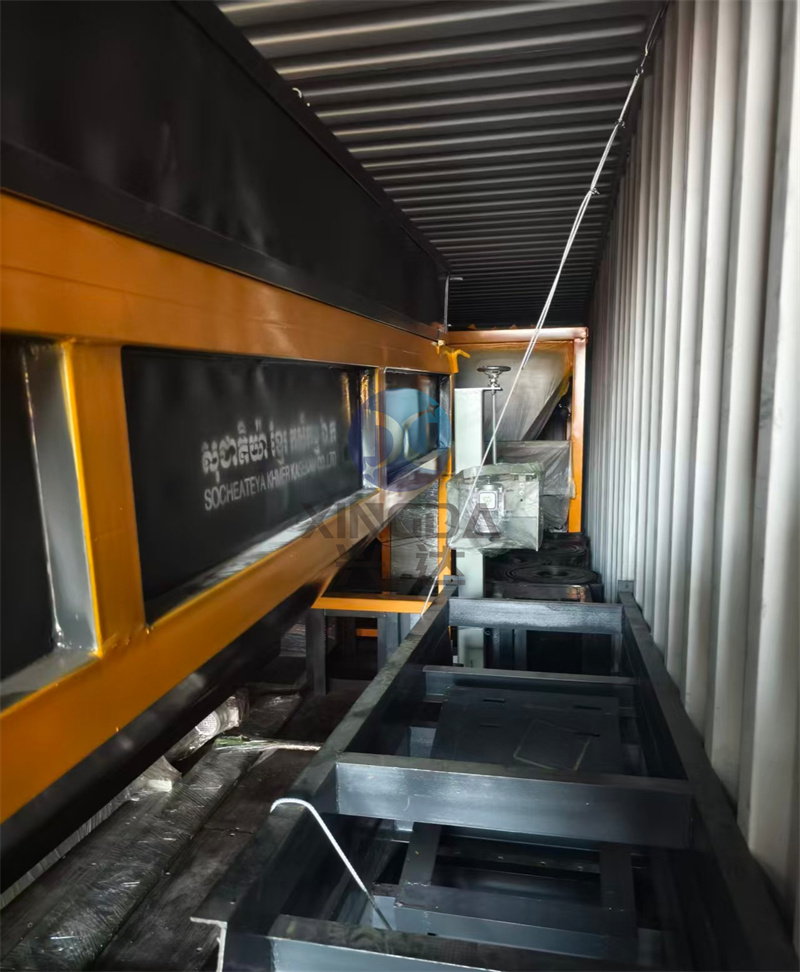 有機(jī)肥設(shè)備出口現(xiàn)場